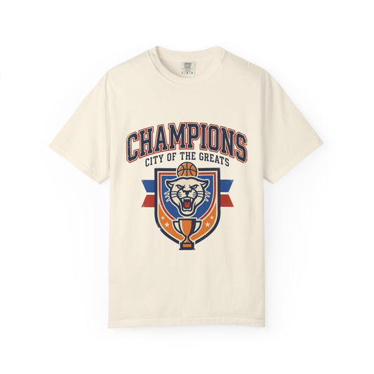 Champions City of the Greats Lion Basketball T-Shirt