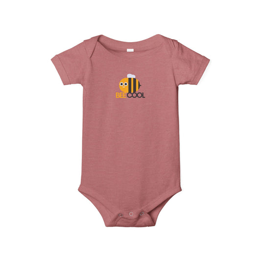 Infant Onesie — 'Bee Cool' Cute Bee Graphic Baby Bodysuit