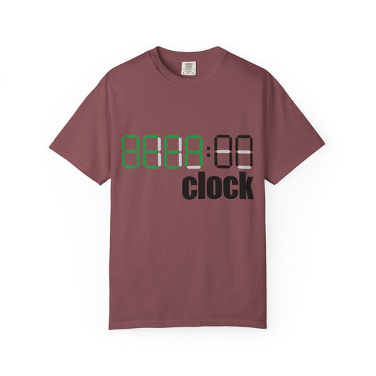 Digital "Beer O'Clock" T-Shirt — Funny Beer Clock Graphic Tee