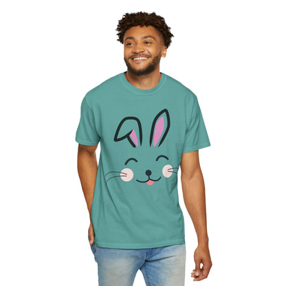 Bunny Face T-Shirt — Cute Easter Rabbit Graphic Tee