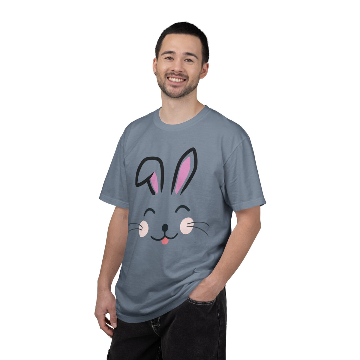 Bunny Face T-Shirt — Cute Easter Rabbit Graphic Tee