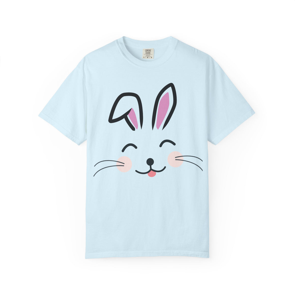 Bunny Face T-Shirt — Cute Easter Rabbit Graphic Tee