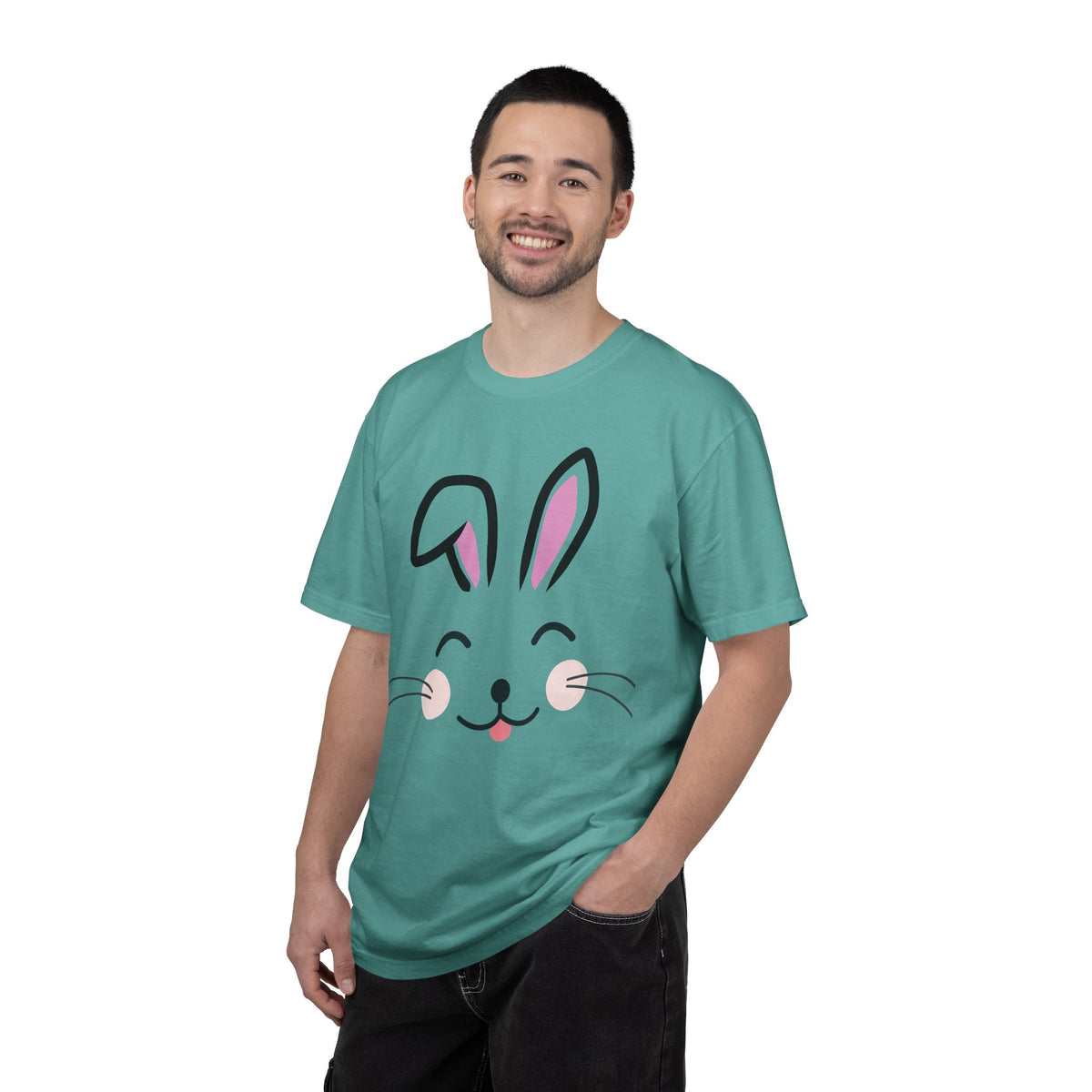 Bunny Face T-Shirt — Cute Easter Rabbit Graphic Tee