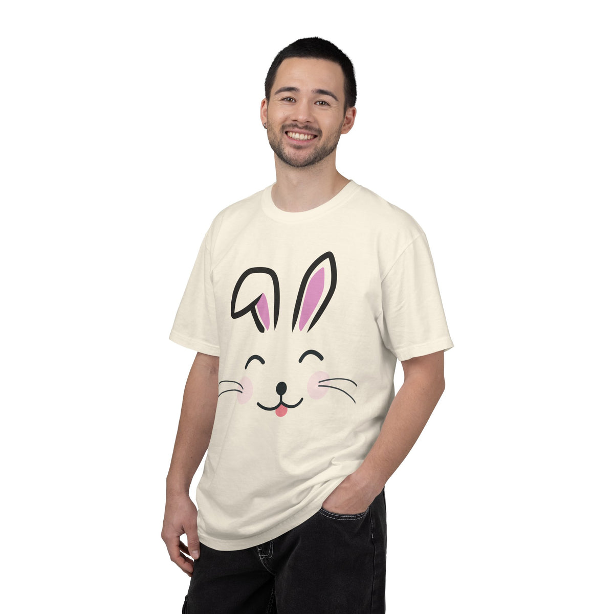 Bunny Face T-Shirt — Cute Easter Rabbit Graphic Tee