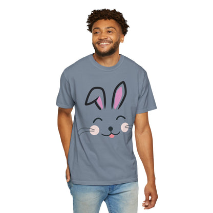Bunny Face T-Shirt — Cute Easter Rabbit Graphic Tee