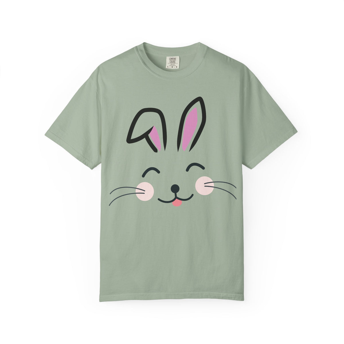 Bunny Face T-Shirt — Cute Easter Rabbit Graphic Tee