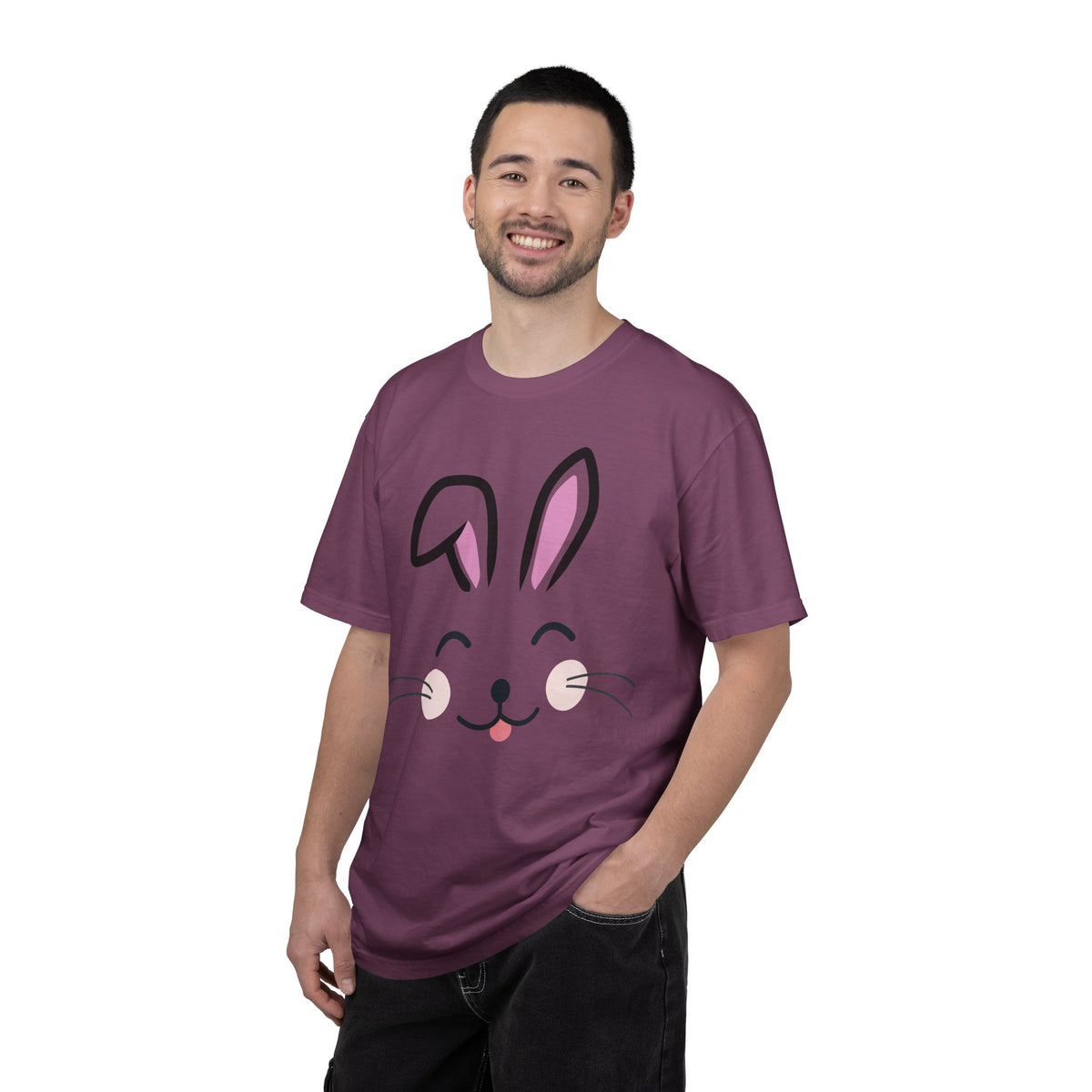 Bunny Face T-Shirt — Cute Easter Rabbit Graphic Tee