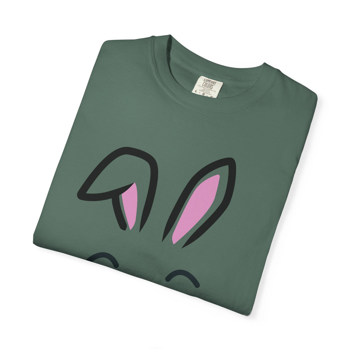 Bunny Face T-Shirt — Cute Easter Rabbit Graphic Tee
