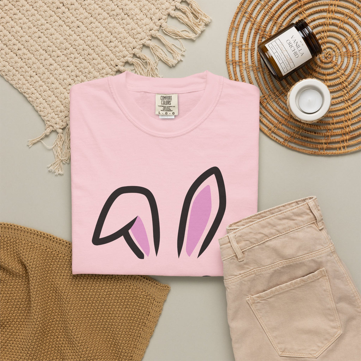 Bunny Face T-Shirt — Cute Easter Rabbit Graphic Tee
