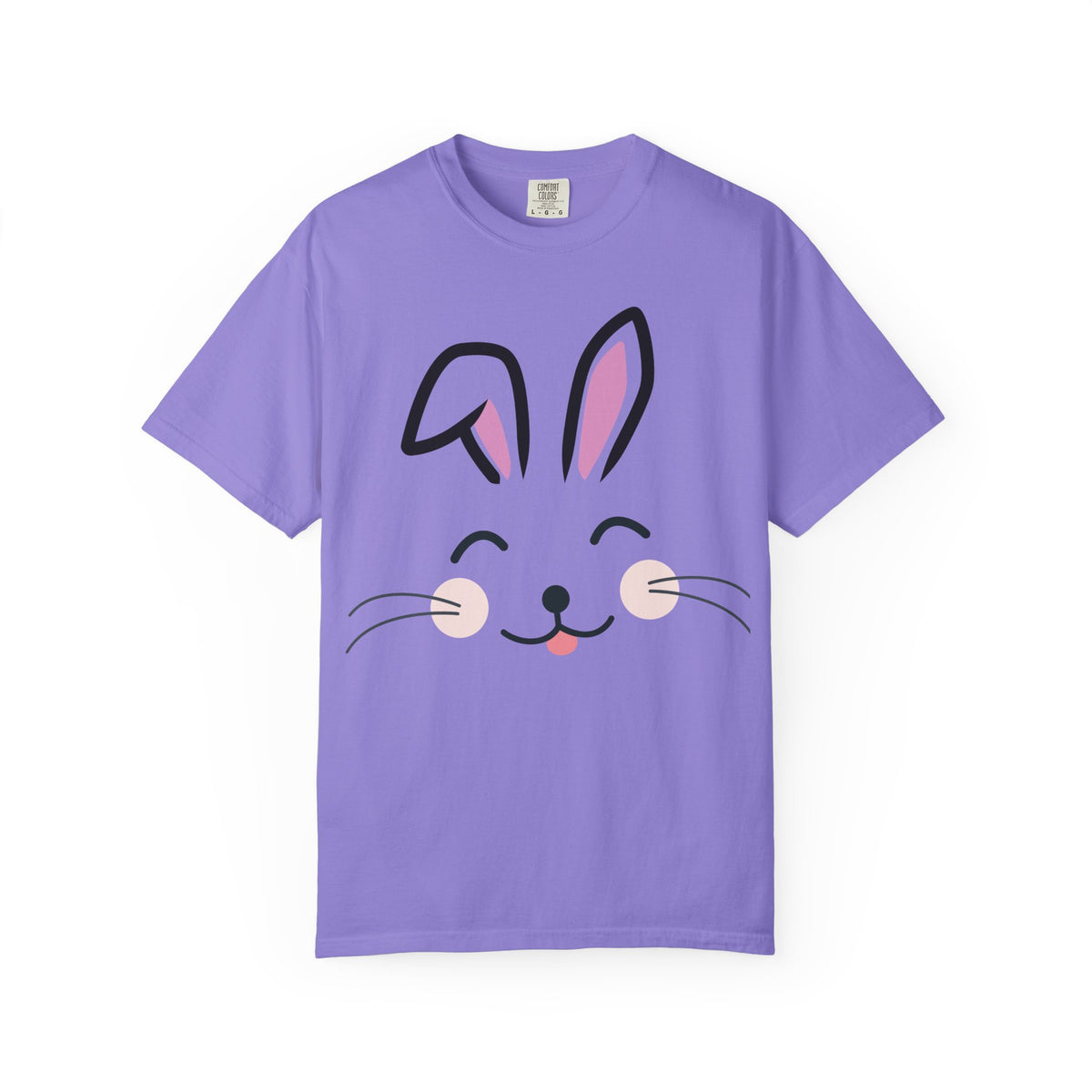 Bunny Face T-Shirt — Cute Easter Rabbit Graphic Tee