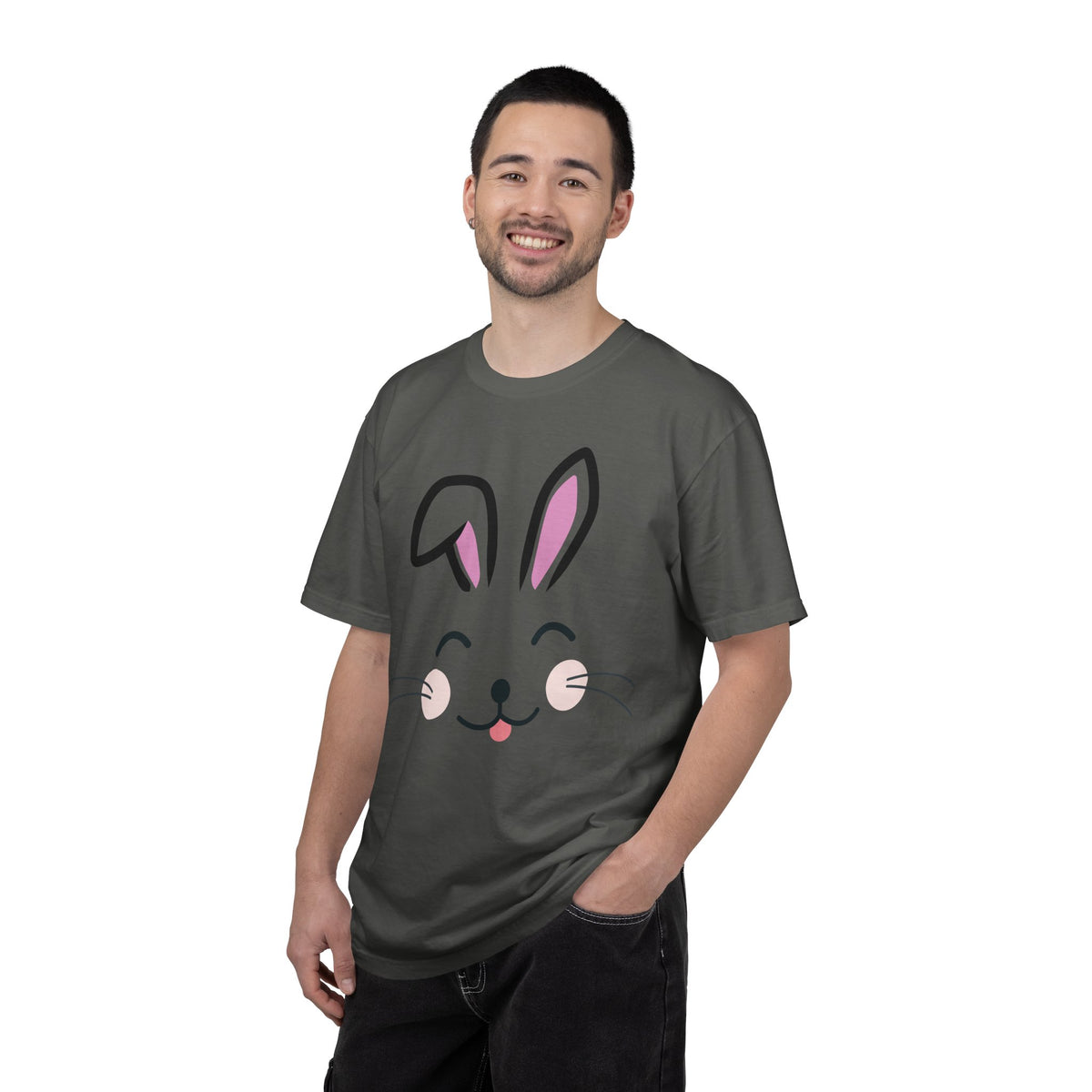 Bunny Face T-Shirt — Cute Easter Rabbit Graphic Tee