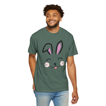 Bunny Face T-Shirt — Cute Easter Rabbit Graphic Tee