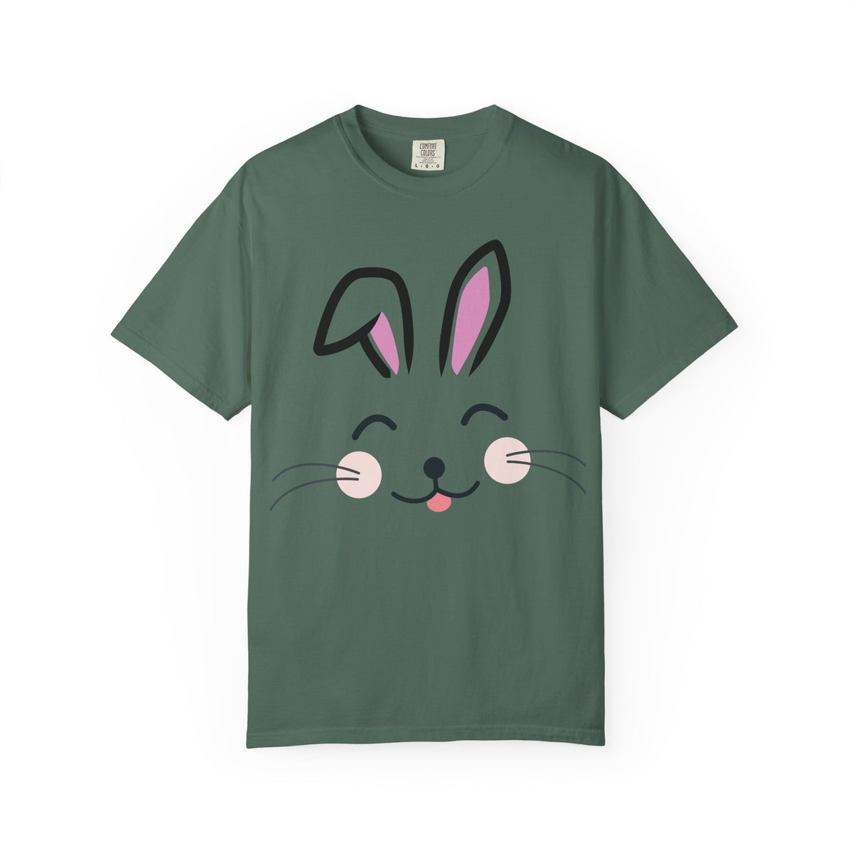 Bunny Face T-Shirt — Cute Easter Rabbit Graphic Tee