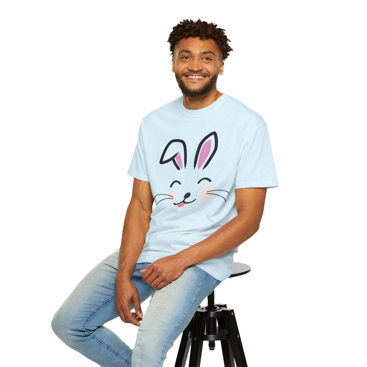 Bunny Face T-Shirt — Cute Easter Rabbit Graphic Tee