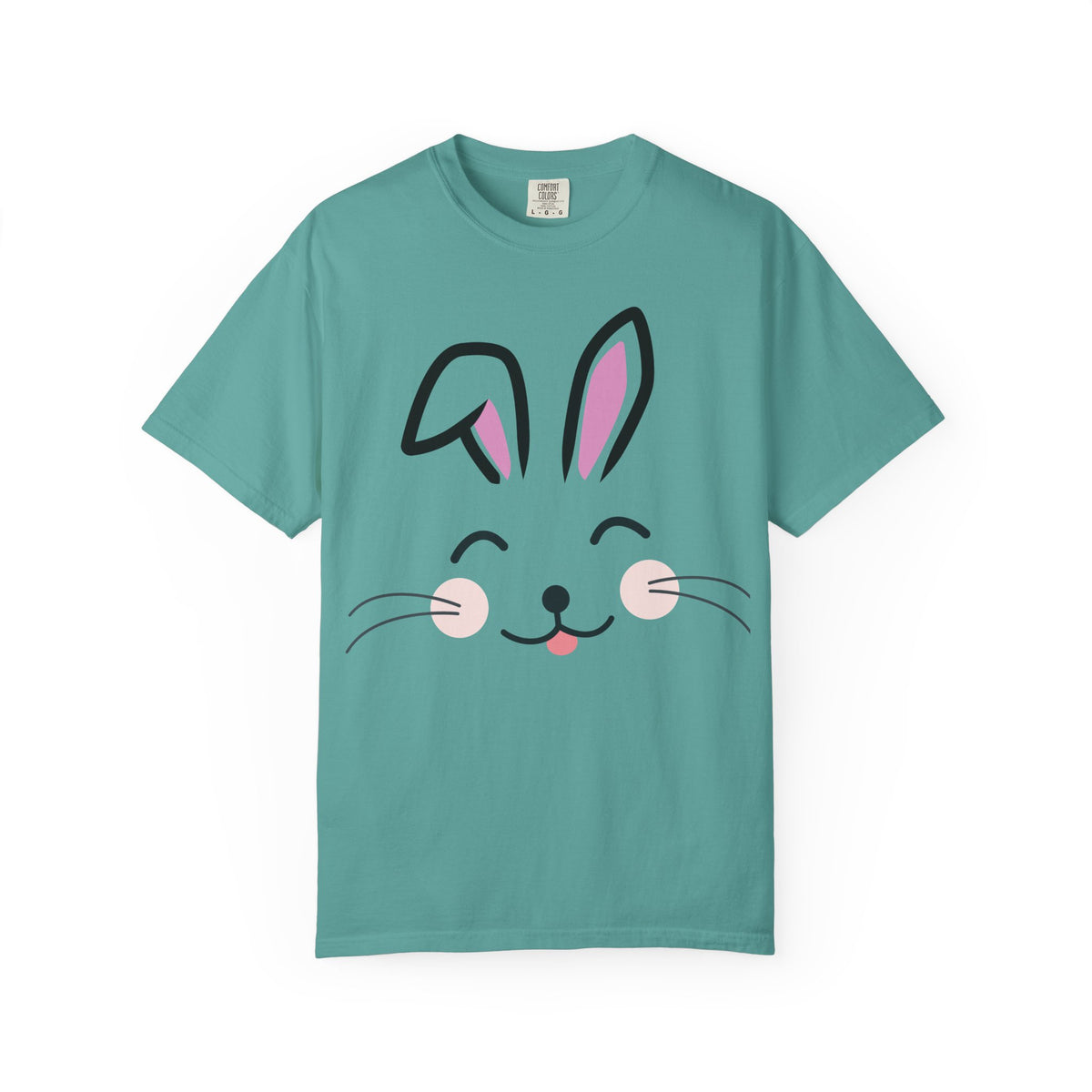 Bunny Face T-Shirt — Cute Easter Rabbit Graphic Tee