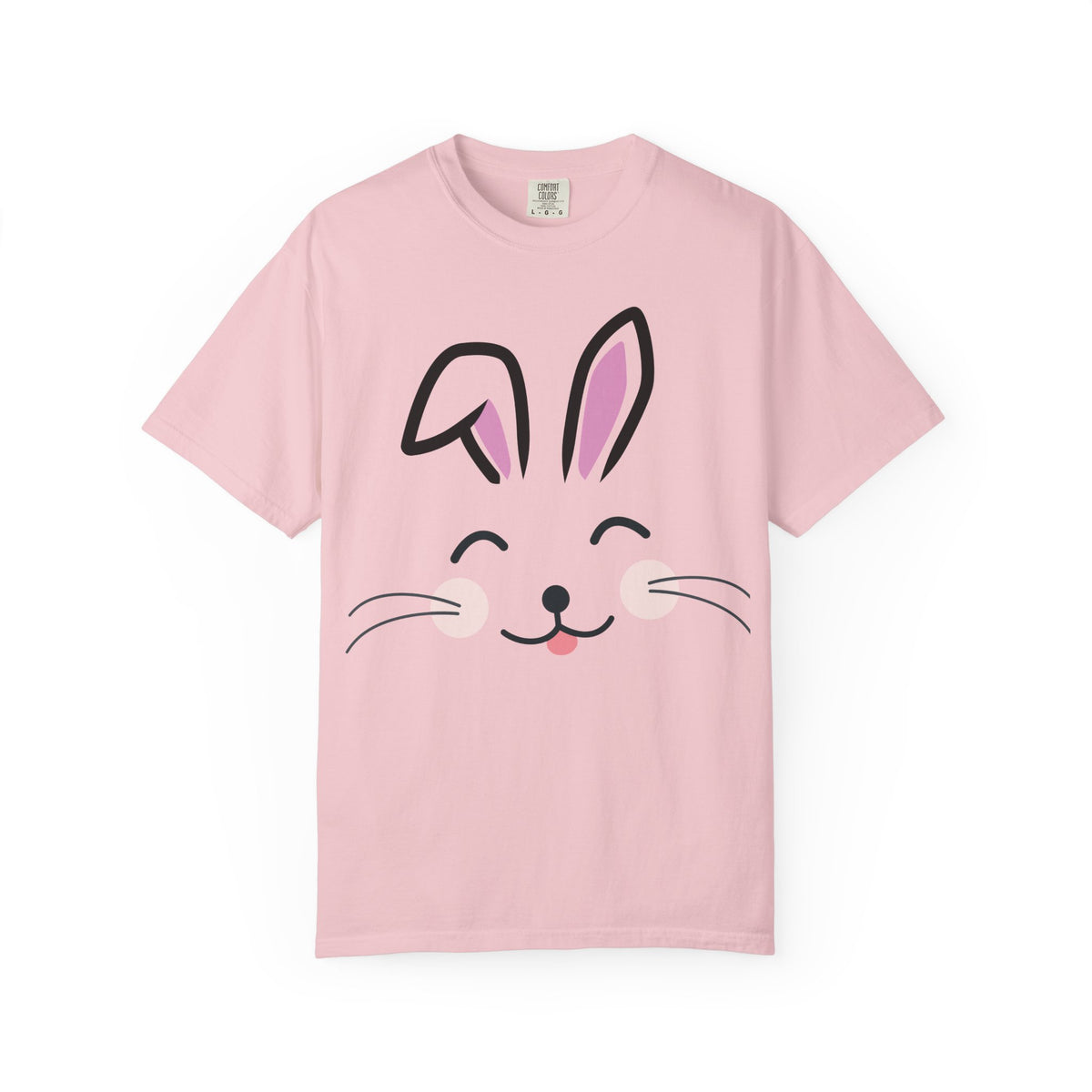Bunny Face T-Shirt — Cute Easter Rabbit Graphic Tee