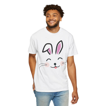 Bunny Face T-Shirt — Cute Easter Rabbit Graphic Tee