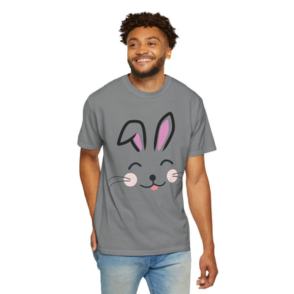 Bunny Face T-Shirt — Cute Easter Rabbit Graphic Tee